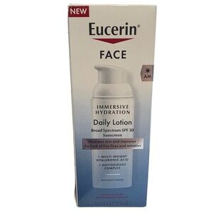 Eucerin Face Immersive Hydration Daily Lotion Broad Spectrum SPF 30 Sunscreen